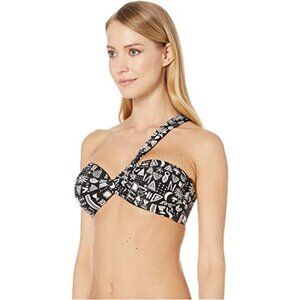 Onia Women Swimwear Top Tribal Geometric Black